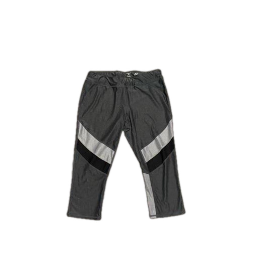 Athletic Works Gray and Black Capris